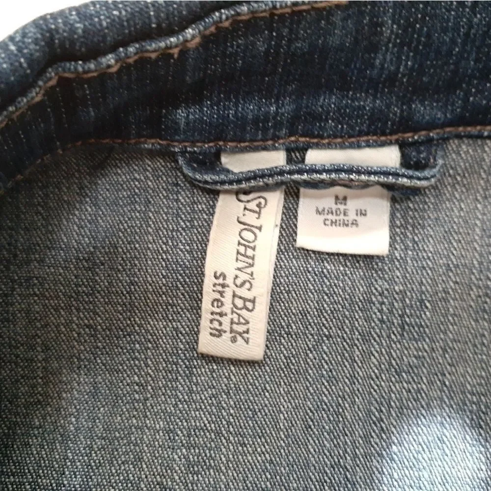Custom St. John's Bay Rock N Roll Denim Ja…